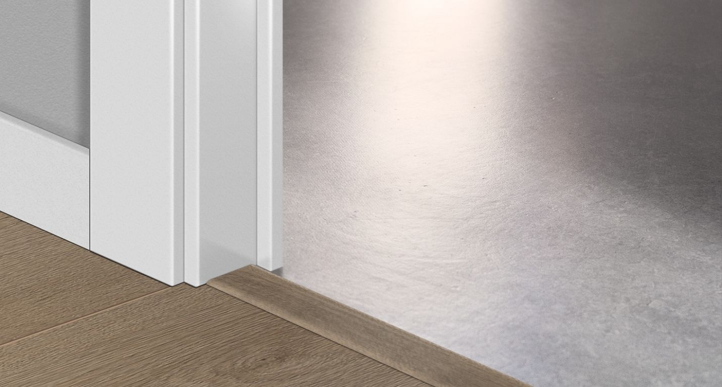 Profilé multi fonction SEUIL LEGEND2 , mdf, décor chêne grège, l.4.80 x L. 215.00 cm