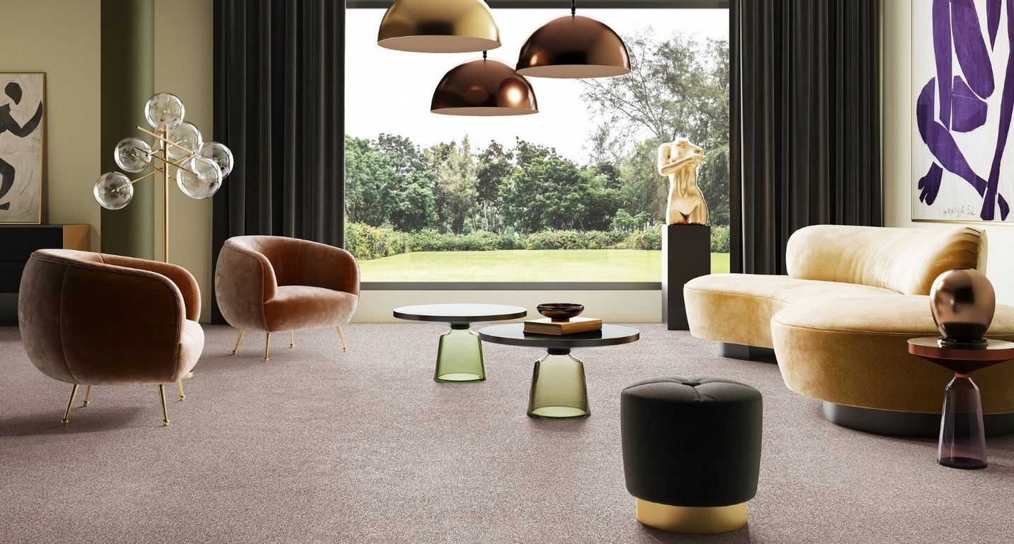 Moquette shaggy SECRET NEW 4M, col taupe, rouleau 4.00 m