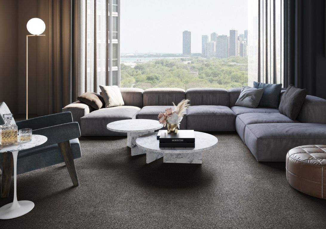 Moquette shaggy SECRET NEW 4M, col noir, rouleau 4.00 m