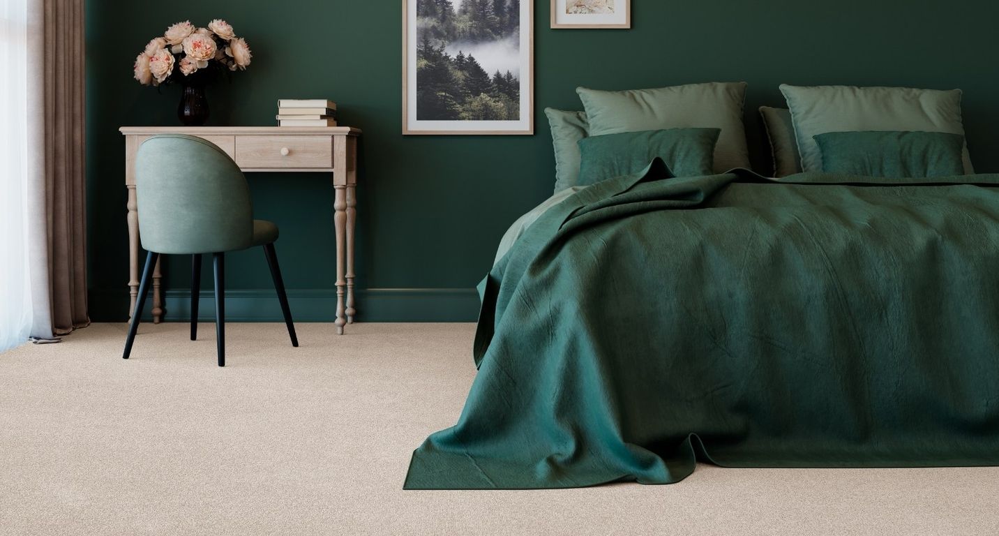 Moquette shaggy SECRET NEW 5M, col ivoire, rouleau 5.00 m