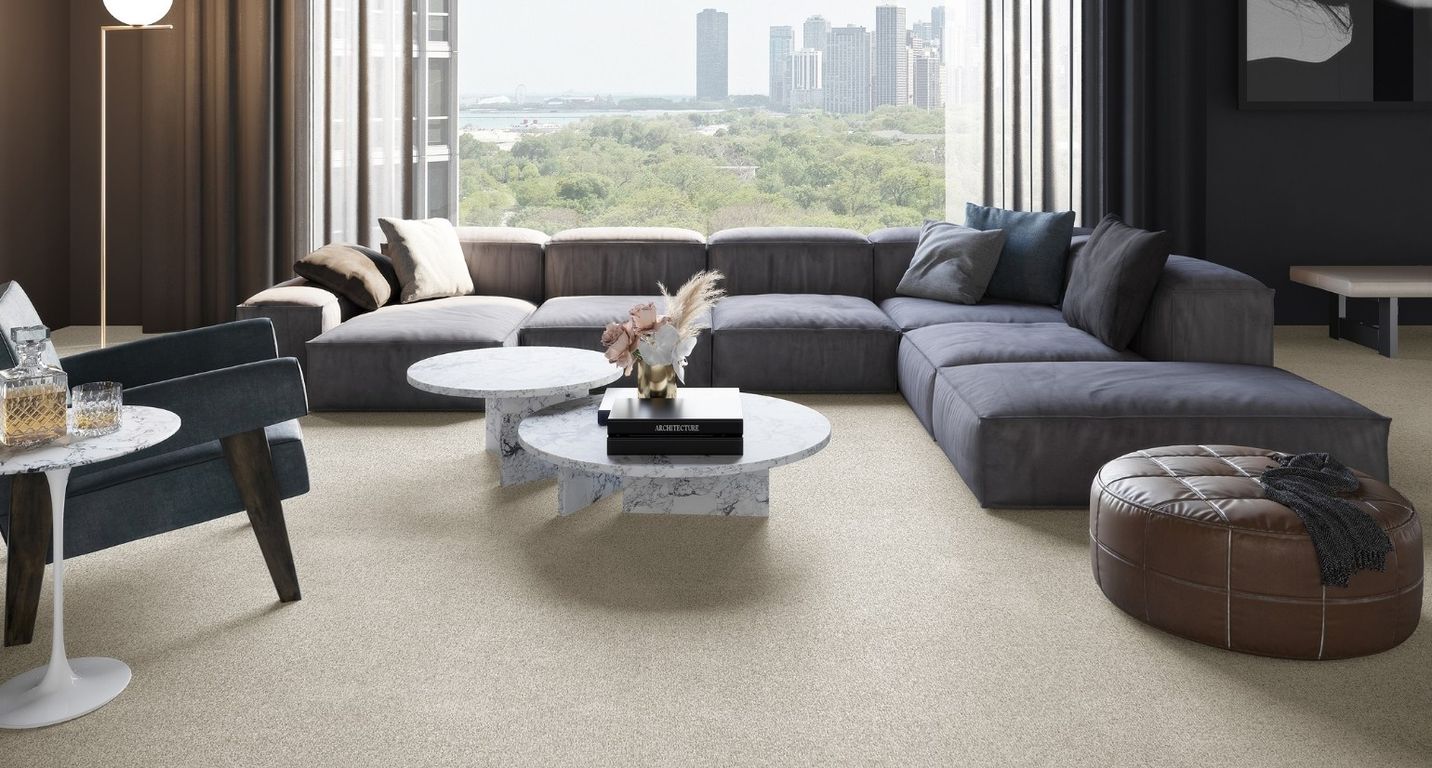 Moquette shaggy SECRET NEW 5M, col blanc, rouleau 5.00 m