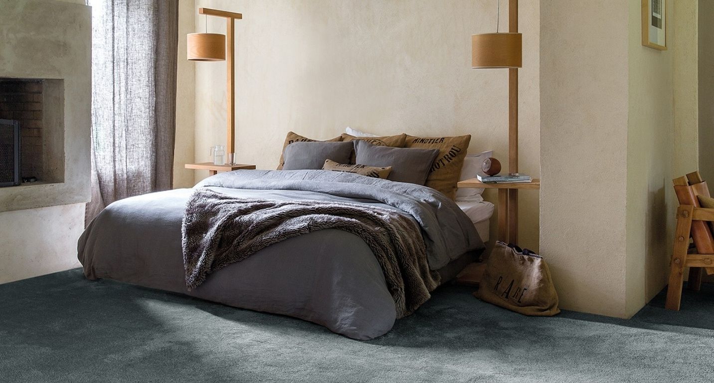 Moquette velours ORION NEW 4M, col bleu, rouleau 4.00 m