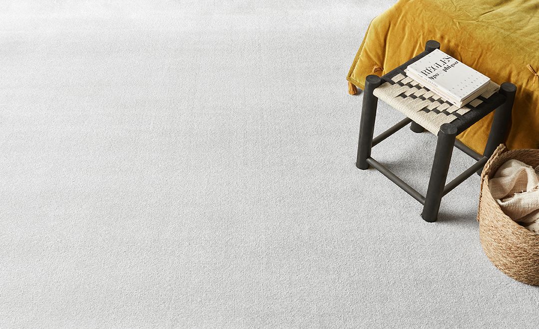 Moquette velours ORION NEW 4M, col gris blanc, rouleau 4.00 m