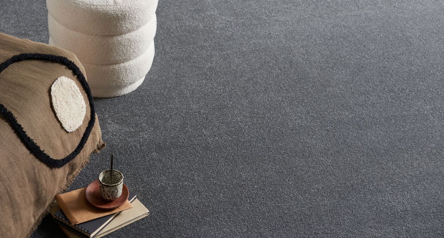 Moquette velours ORION NEW 5M, col anthracite, rouleau 5.00 m