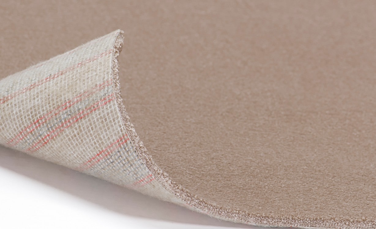 Moquette velours SENTIMENT 4M, col taupe, rouleau 4.00 m