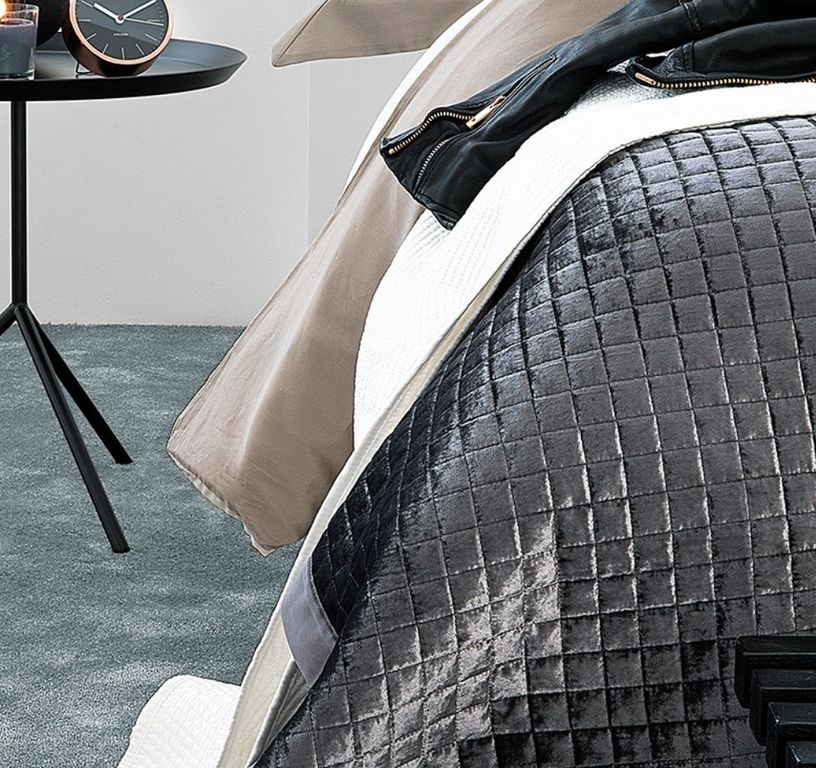 Moquette shaggy SATISFACTION 4M, col bleu, rouleau 4.00 m