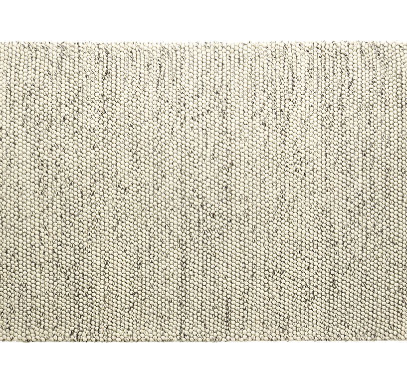 Tapis KIMI , faux-uni crème gris noir