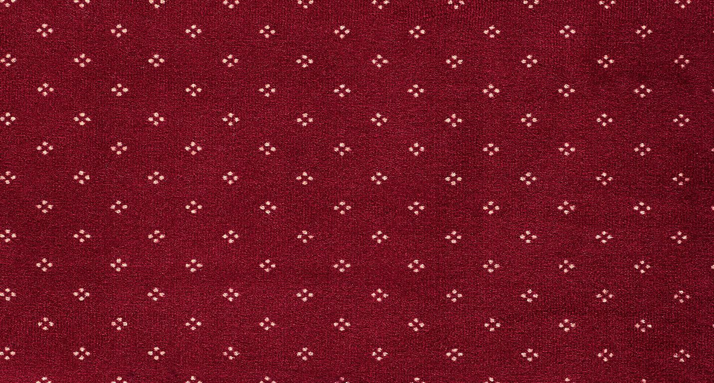 Moquette imprimée CHOPIN AB4, col bordeaux, rouleau 4.00 m