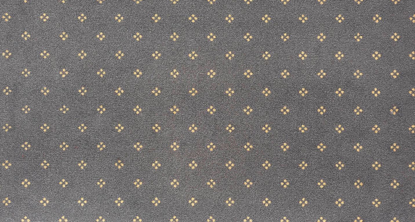 Moquette imprimée CHOPIN AB4, col gris acier, rouleau 4.00 m