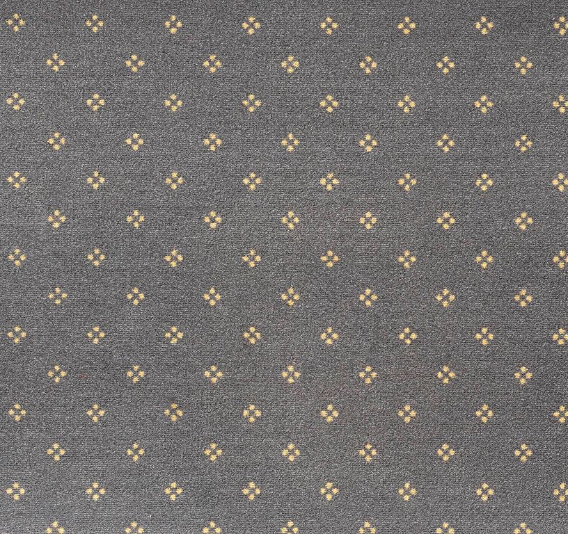 Moquette imprimée CHOPIN AB4, col gris acier, rouleau 4.00 m