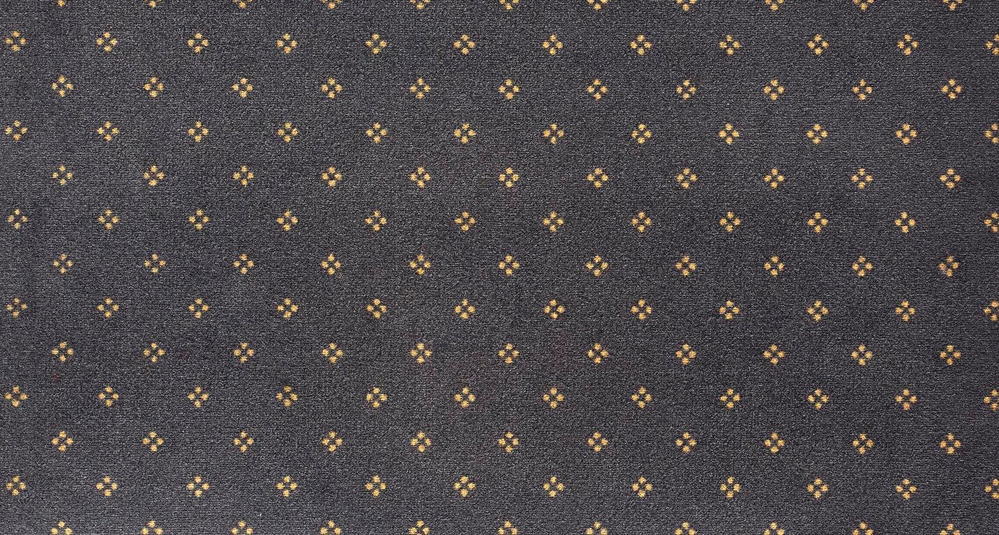 Moquette imprimée CHOPIN AB4, col anthracite , rouleau 4.00 m