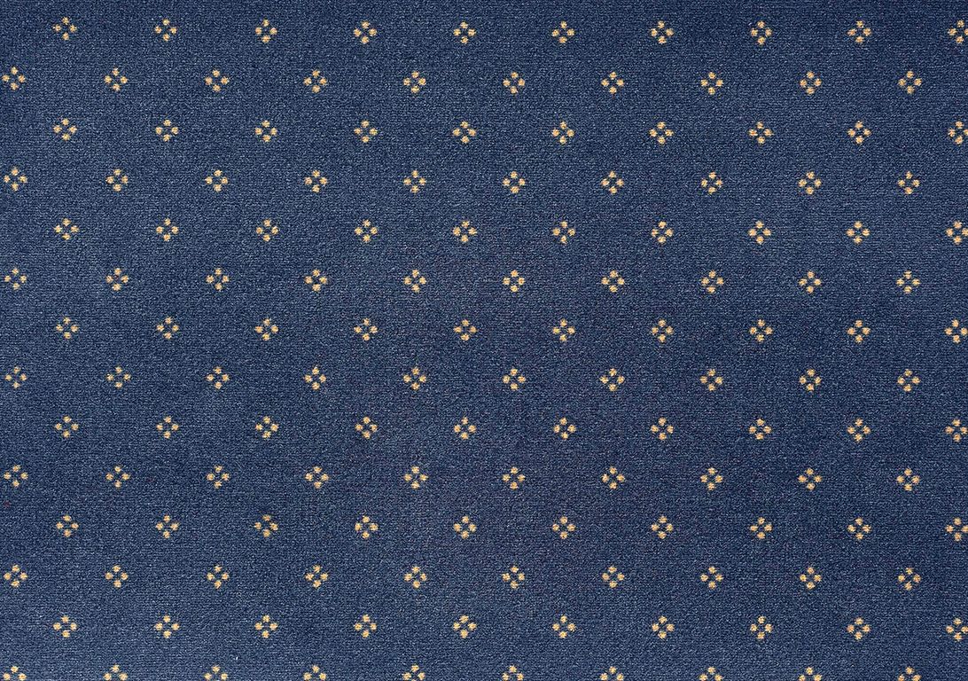 Moquette imprimée CHOPIN AB4, col bleu marine, rouleau 4.00 m
