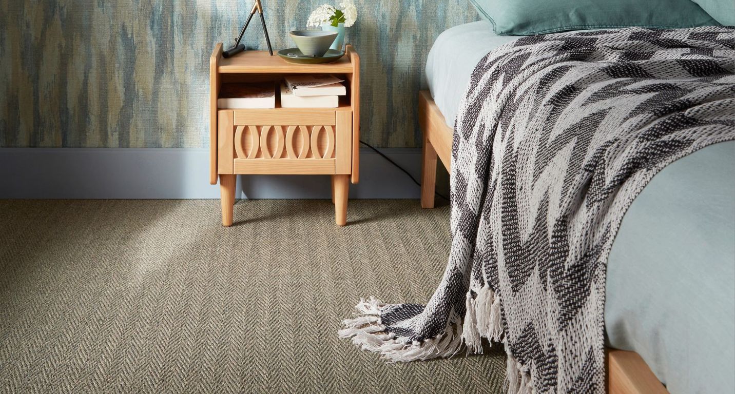 Sisal ASSAM, col Taupe, rouleau 4.00 m