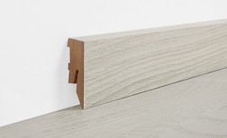 Plinthe  , Mdf, décor Bois chêne gris, h.5.00 x L. 260.00 cm