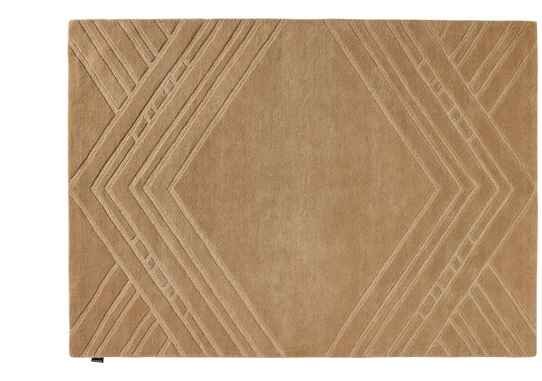 Tapis JADE , faux-uni  beige