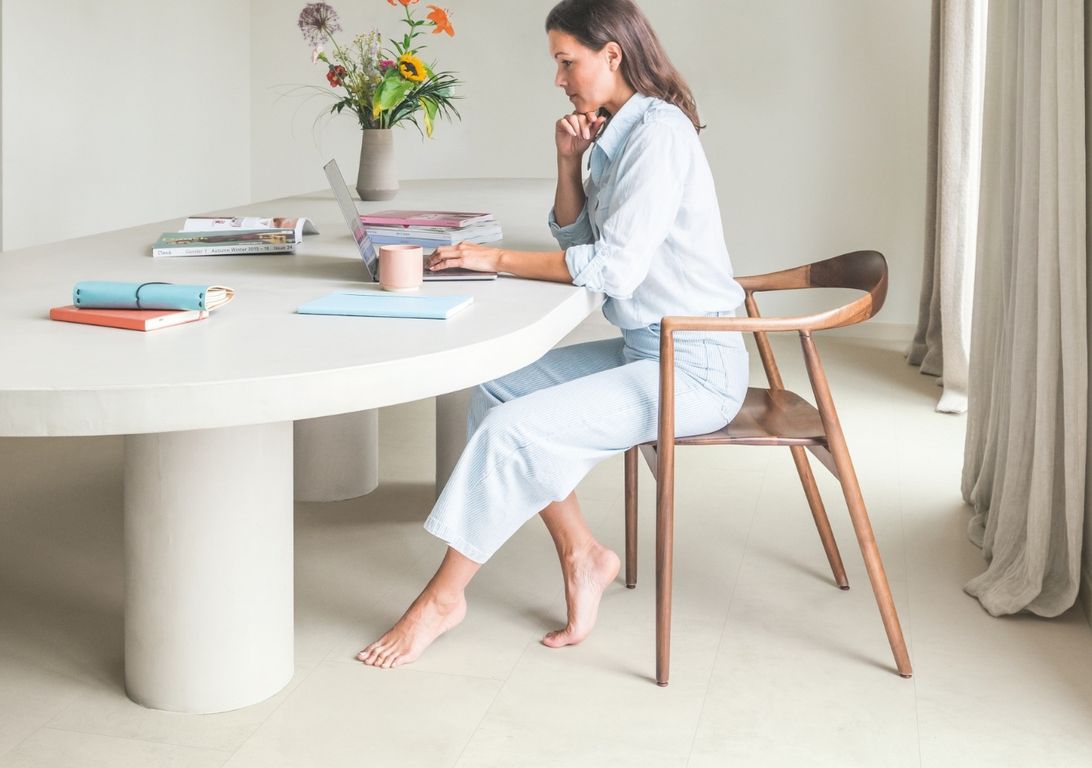 Sol stratifié QS MUSE Quick Step, aspect Carrelage Craie, dalle 39.60 x 120.00 cm