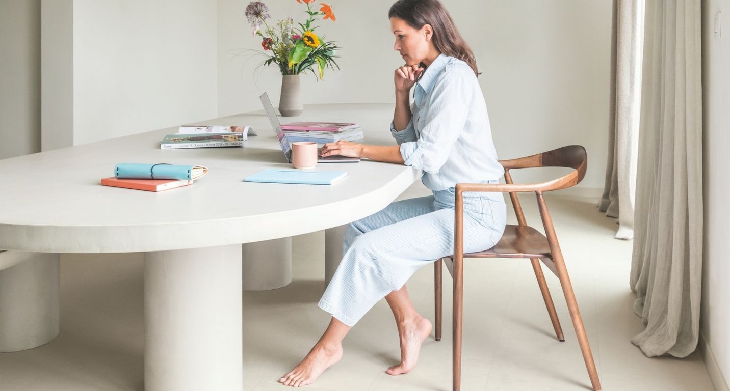 Sol stratifié QS MUSE Quick Step, aspect Carrelage Craie, dalle 39.60 x 120.00 cm