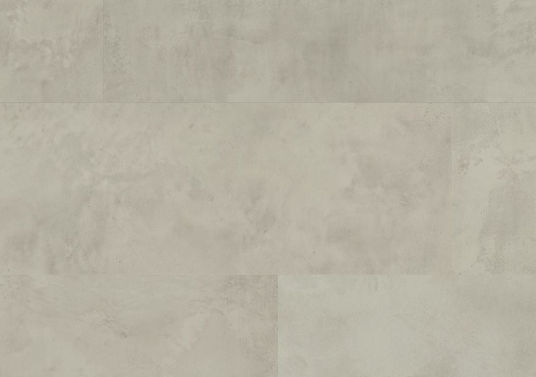 Sol stratifié QS MUSE Quick Step, aspect Carrelage Béton gris, dalle 39.60 x 120.00 cm