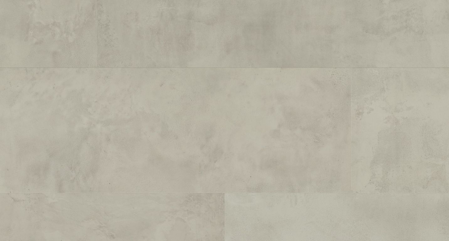 Sol stratifié QS MUSE Quick Step, aspect Carrelage Béton gris, dalle 39.60 x 120.00 cm