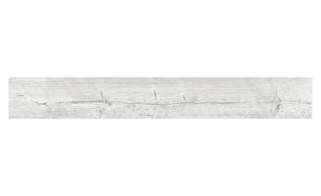 Plinthe PL CHALET, aspect bois blanc, h 6.00 x L 120.00 cm