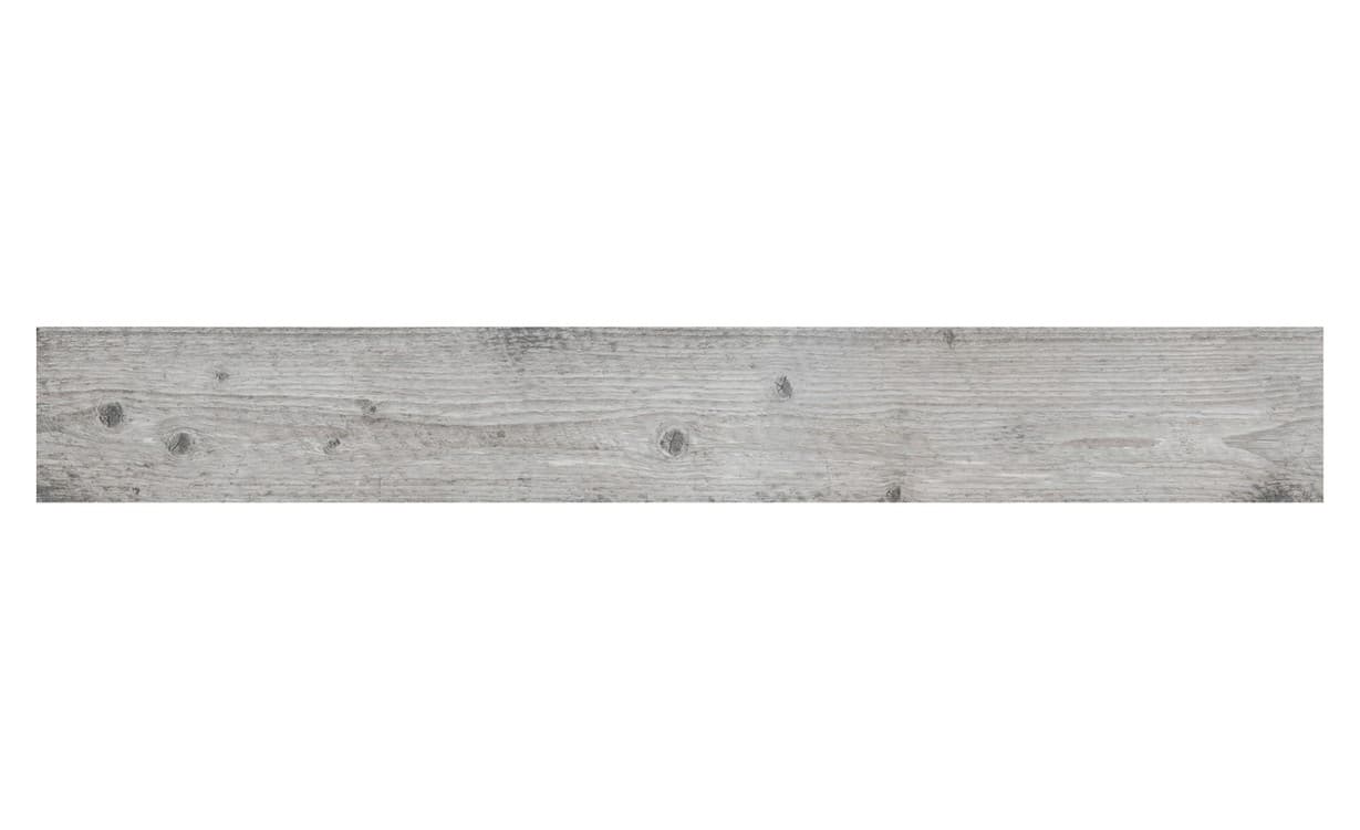Plinthe PL CHALET, aspect bois gris, h 6.00 x L 120.00 cm