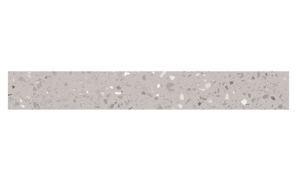 Plinthe PL GRANITO, aspect pierre gris, h 7.00 x L 60.00 cm