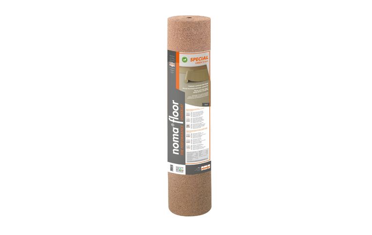 Sous-couche  SSC SPECIAL GREEN 2MM pour parquet et stratifié, ép.2.00 mm, pièce de 15 m²