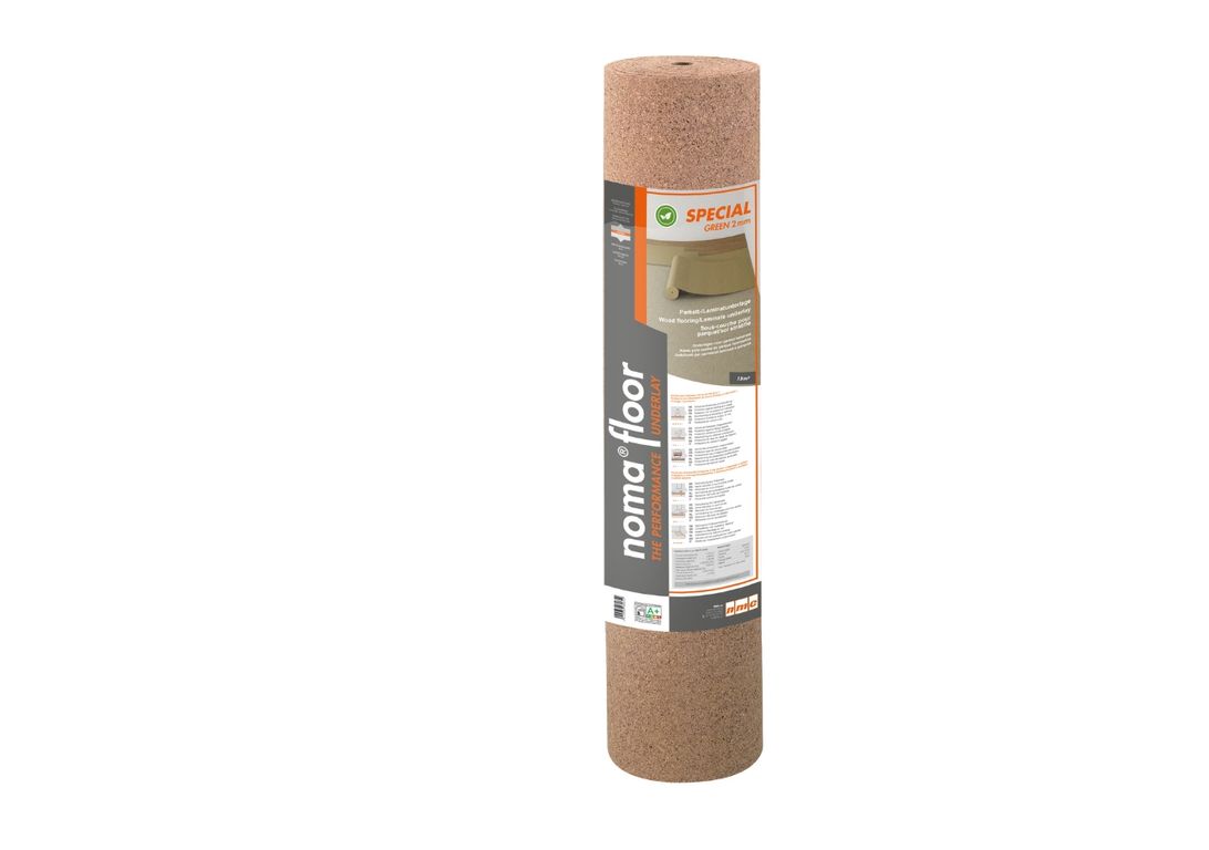 Sous-couche  SSC SPECIAL GREEN 2MM pour parquet et stratifié, ép.2.00 mm, pièce de 15 m²