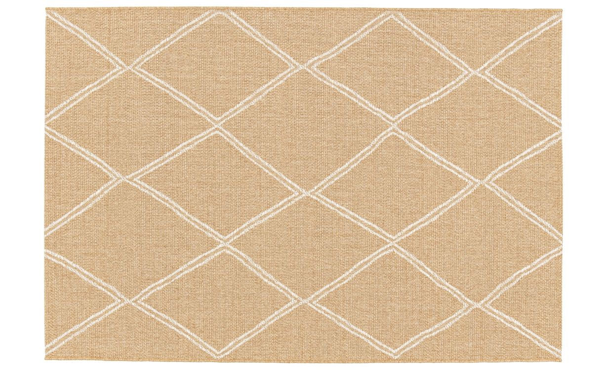 Tapis SELENA , berbère Naturel et blanc