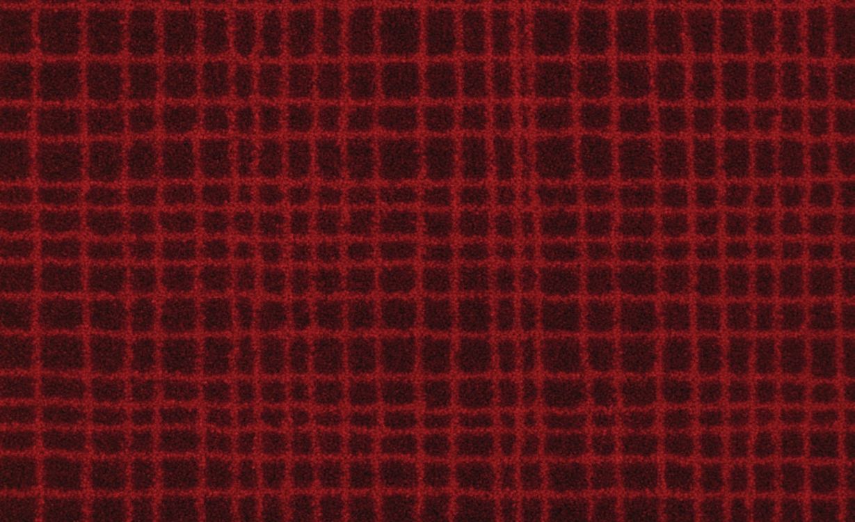 Moquette velours LINEDESIGN, col bordeaux, rouleau 4.00 m