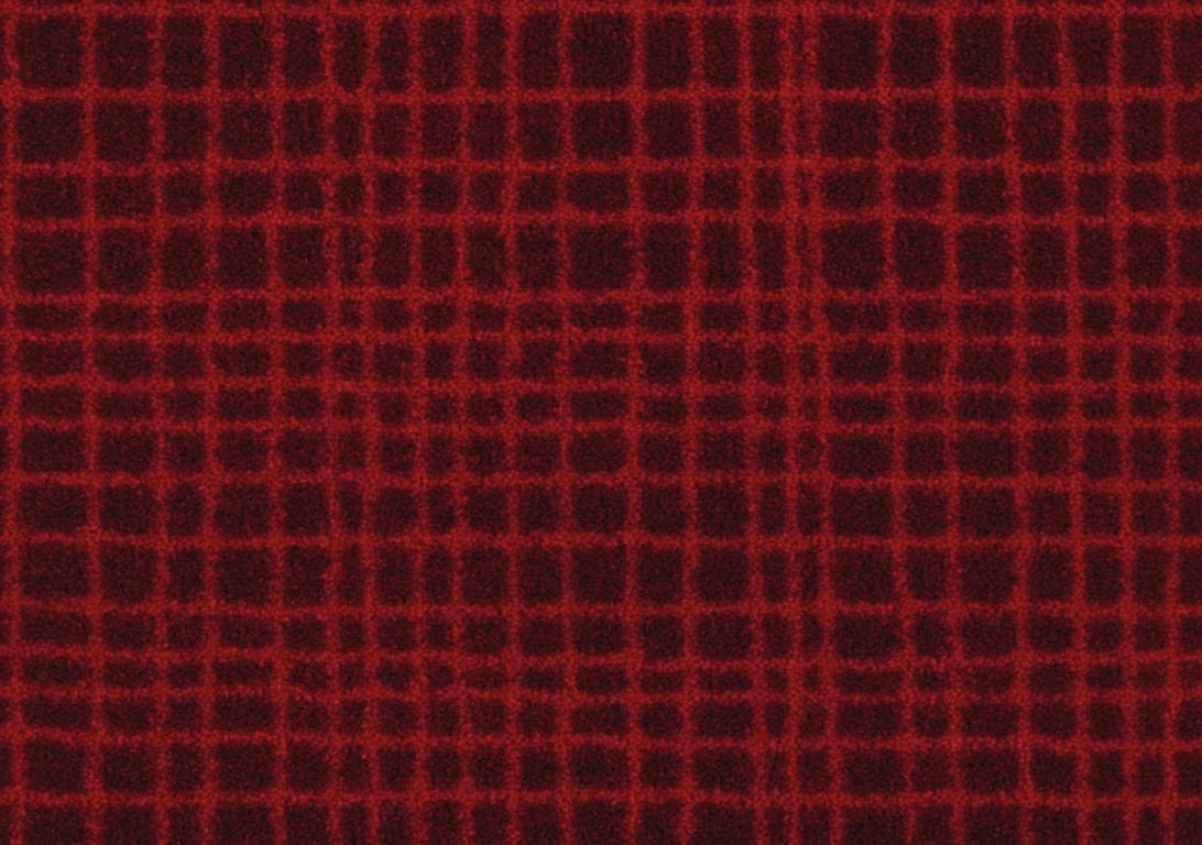Moquette velours LINEDESIGN, col bordeaux, rouleau 4.00 m