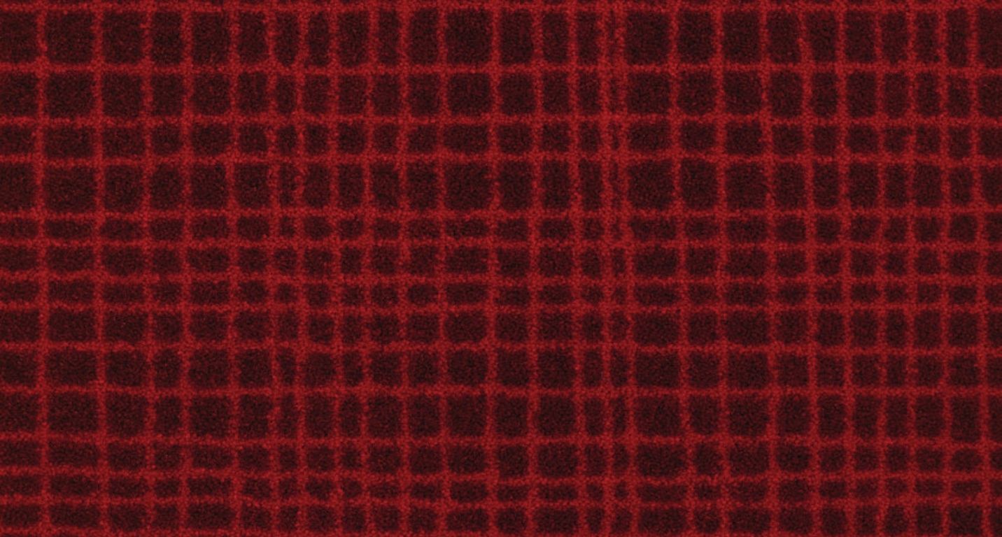 Moquette velours LINEDESIGN, col bordeaux, rouleau 4.00 m