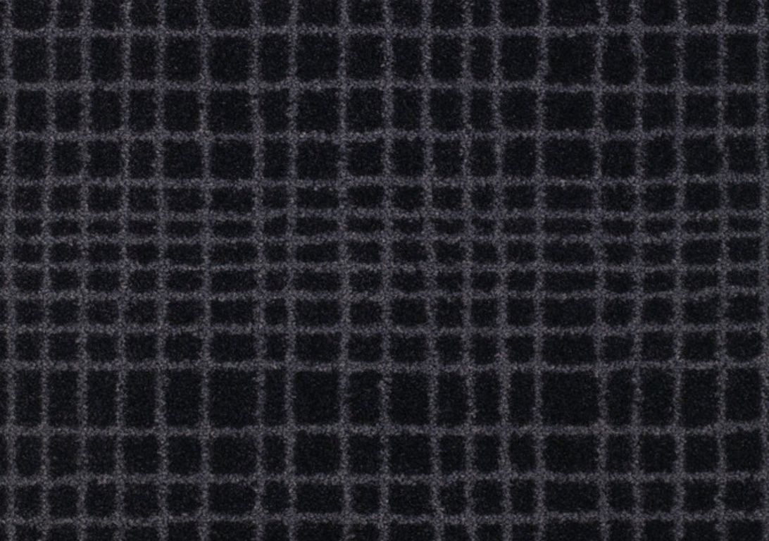 Moquette velours LINEDESIGN, col noir, rouleau 4.00 m
