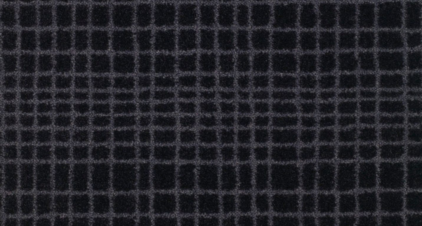 Moquette velours LINEDESIGN, col noir, rouleau 4.00 m