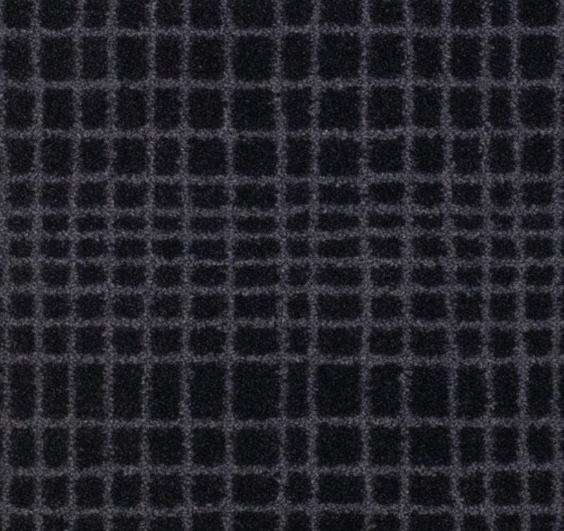 Moquette velours LINEDESIGN, col noir, rouleau 4.00 m