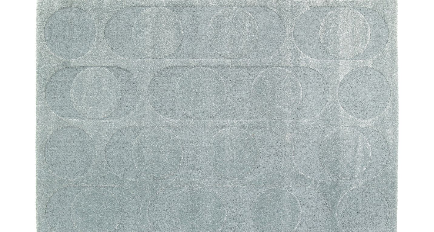 Tapis ANABELLE , géométrique  Vert d'eau