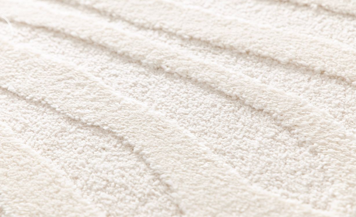 Tapis AMELI , végétal Ecru