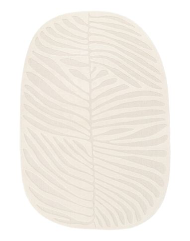 Tapis AMELI , végétal Ecru