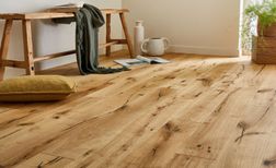Parquet contrecollé AMBOISE 155 CHENE VINTAGE , chêne naturel, huilé, larg. 15.50 cm