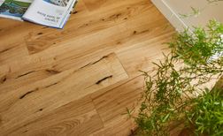 Parquet contrecollé AMBOISE 155 CHENE VINTAGE , chêne naturel, huilé, larg. 15.50 cm