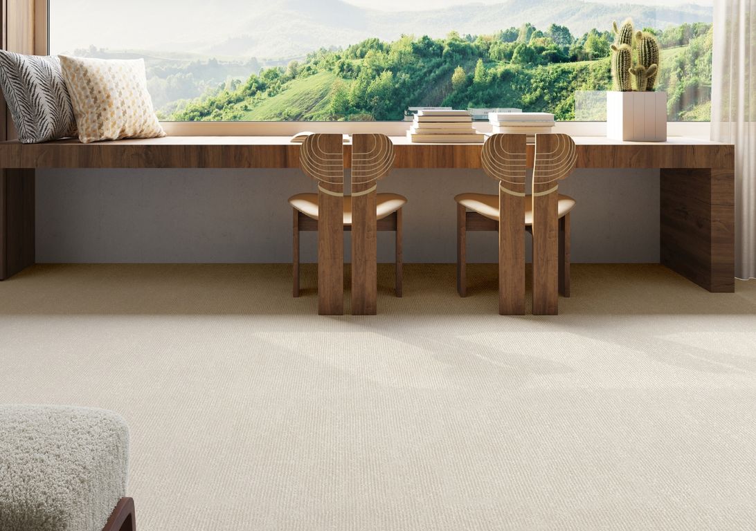 Moquette bouclée SARNO, col écru, rouleau 4.00 m