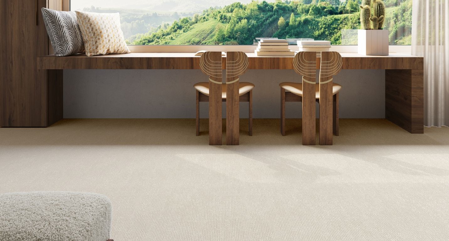 Moquette bouclée SARNO, col écru, rouleau 4.00 m