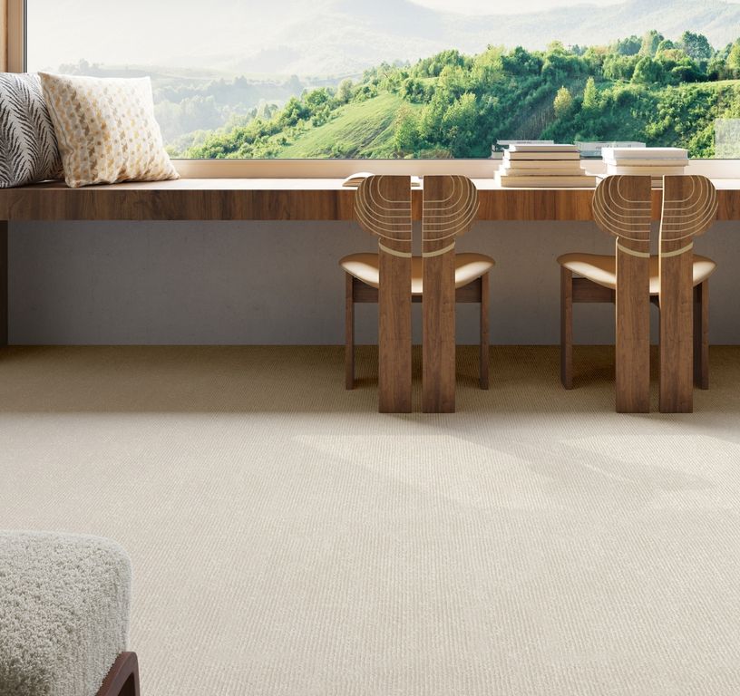 Moquette bouclée SARNO, col écru, rouleau 4.00 m