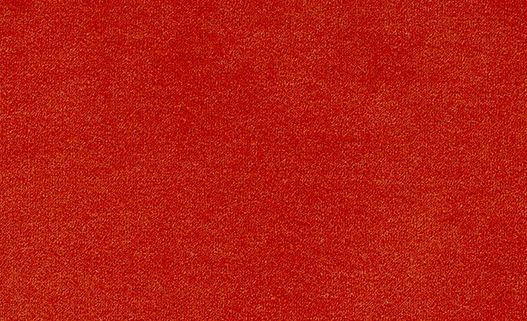 Moquette velours SHEBA , col Rouge, rouleau 4.00 m