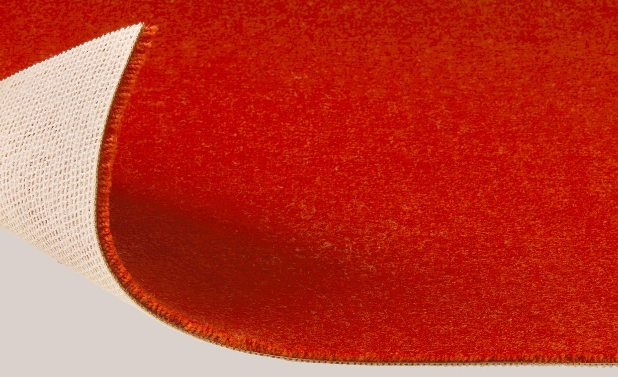 Moquette velours SHEBA , col Rouge, rouleau 4.00 m