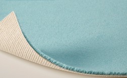 Moquette velours ANCY , col turquoise, rouleau 4.00 m