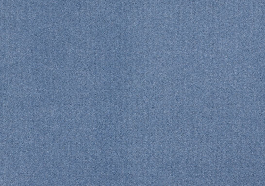 Moquette velours ANCY , col bleu indigo, rouleau 4.00 m
