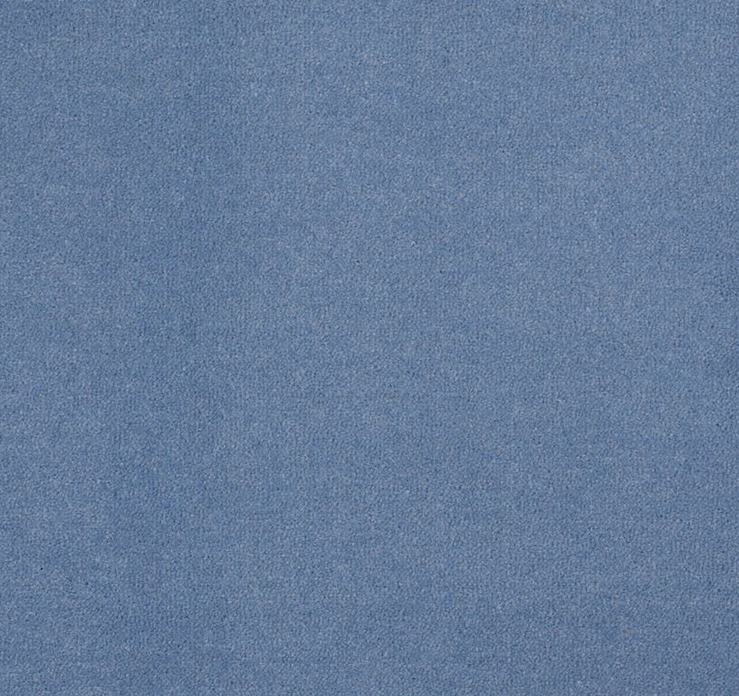 Moquette velours ANCY , col bleu indigo, rouleau 4.00 m