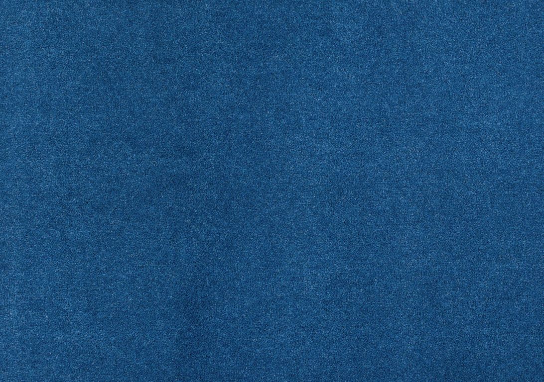 Moquette velours ANCY , col bleu canard, rouleau 4.00 m