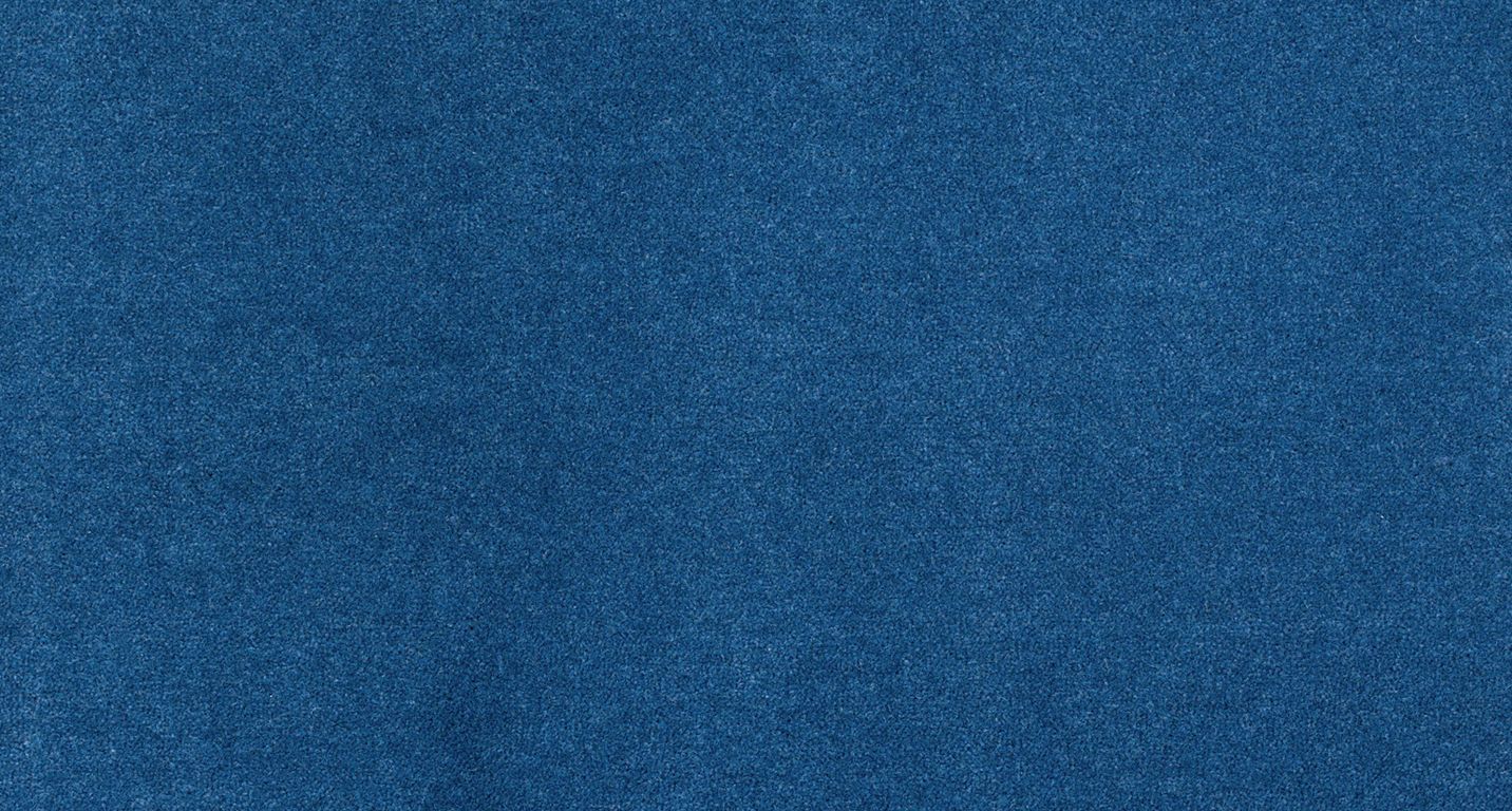 Moquette velours ANCY , col bleu canard, rouleau 4.00 m